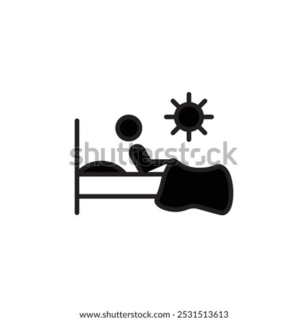 Wake up in the morning icon web design in vector