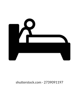 wake up solid icon vector design good for web or mobile app