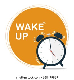 wake up sun circle vector