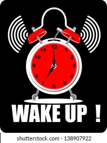 Wake Up, icon vector