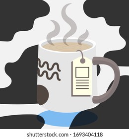 wake up with warm milk tea