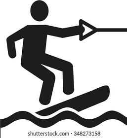 Wakeboarder pictogram