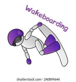 Wakeboarder robot 
