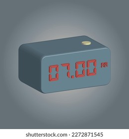Waker-Uhr-Morgenmodellierung 3D