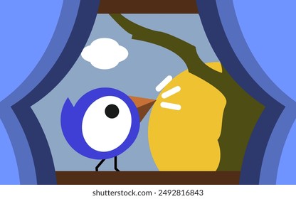 waking up morning to the sound of birds chirping outside my window. get ready for the day. getting ready in the morning. KnowledgeForAll.