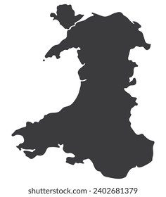 Wales map. Map of Wales