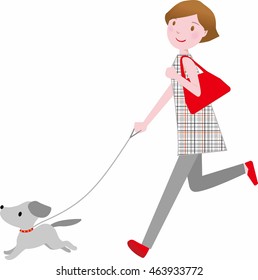 Walk with the dog