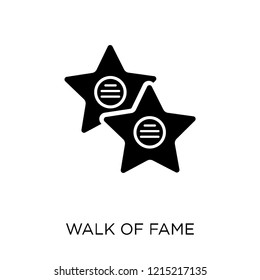 Walk of fame icon. Walk of fame symbol design from United states of america collection. Simple element vector illustration on white background.