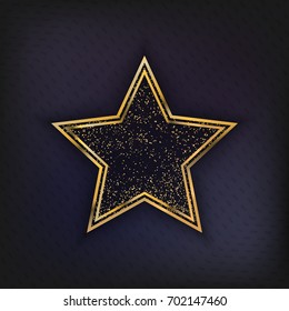 Walk of Fame Star isolated Vector Illustration. Hollywood actor award for achievement svg