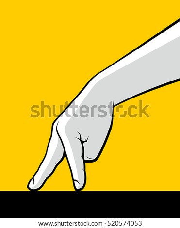 Walk fingers gesture