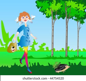  Walk with the hedgehog