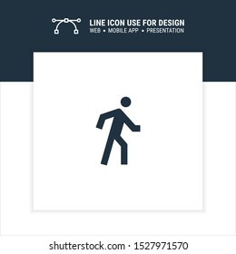 walk icon design vector illustration