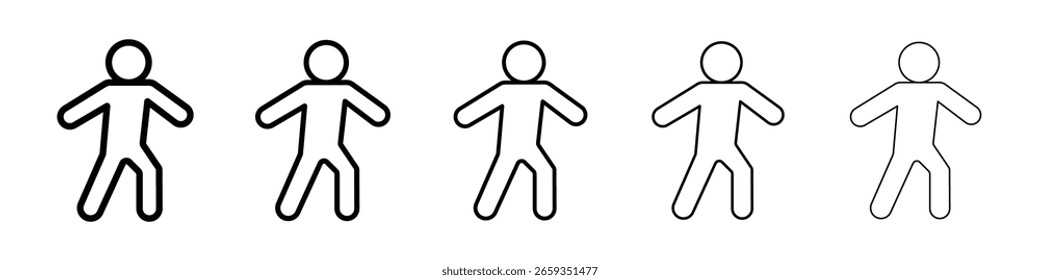 Concepto de signo plano lleno de ícono de paseo para el Diseño web.
