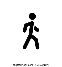 Walk icon symbol vector illustration