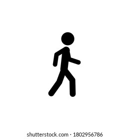 Walk Icon Symbol Vector Isolated On Stock Vector (Royalty Free ...