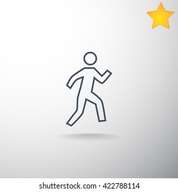 Walk Icon Vector