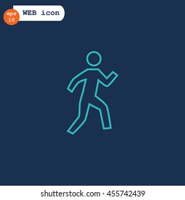  Walk Icon Vector.