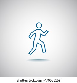  Walk Icon Vector.