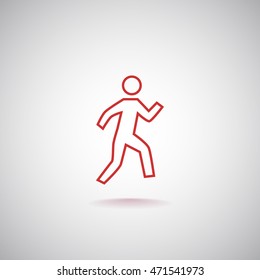  Walk Icon Vector.