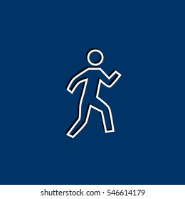  Walk Icon Vector.