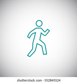  Walk Icon Vector.
