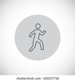  Walk Icon Vector.