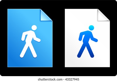 Walk on Paper Set Original Vector Illustration AI 8 Compatible File
