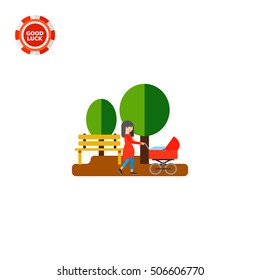 Walk in Park Icon