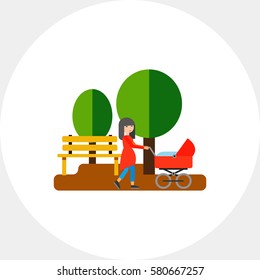 Walk in Park Icon