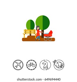 Walk in Park Icon