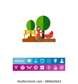 Walk in Park Icon