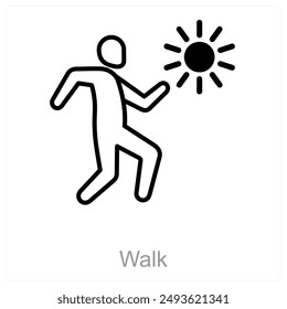 Gehweg- und Wegsymbolkonzept