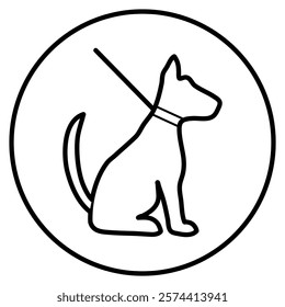 Walk the pet icon (dog)