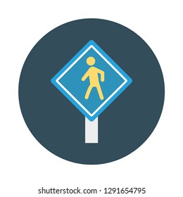 walk  sign  board 