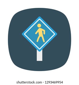 walk  sign  board 
