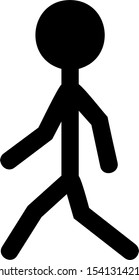 Walk vector icon vector illustration