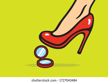 Walk vector Set. Magic hand Concept, Illustration design. art, line, drawing, cartoon, funny.