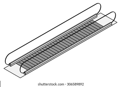 A walkalator / autowalk.