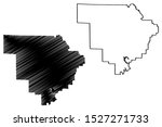 Walker County, Alabama (Counties in Alabama, United States of America,USA, U.S., US) map vector illustration, scribble sketch Walker map