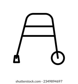 Walker free medical icon vector design illustration