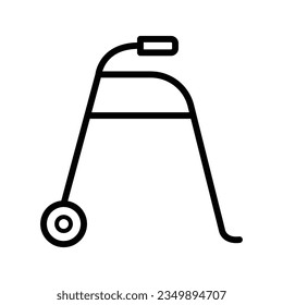 Icono médico libre de Walker Icono de diseño vectorial