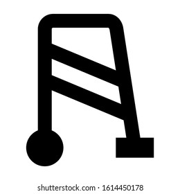 walker icon isolated sign symbol vector illustration - high quality black style vector icons
