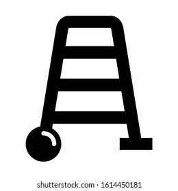 walker icon isolated sign symbol vector illustration - high quality black style vector icons
