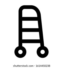 walker icon isolated sign symbol vector illustration - high quality black style vector icons
