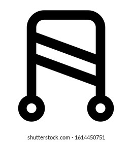 walker icon isolated sign symbol vector illustration - high quality black style vector icons
