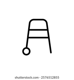 Walker icon Outline vector for web ui