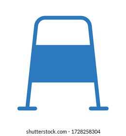 icono de color de glifo vectorial de walker 