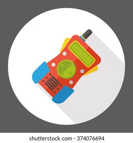 walkie flat icon