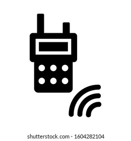 Walkie icon isolated sign symbol vector illustration - high quality black style vector icons
