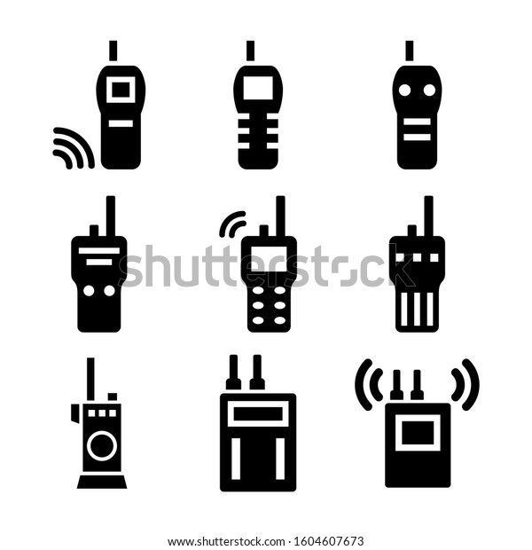 Walkie icon isolated\
sign symbol vector illustration - Collection of high quality black\
style vector icons\
